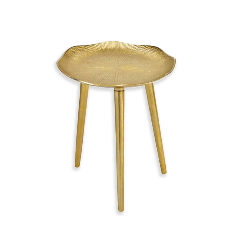 Metalen Bijzettafel goud