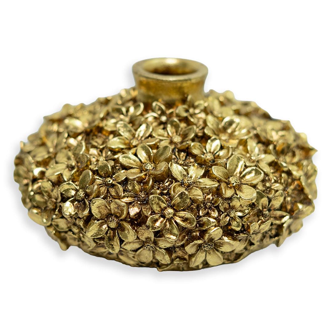 Vaas Bloemwerk S goud