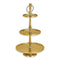 Metalen Etagere 3-laags goud
