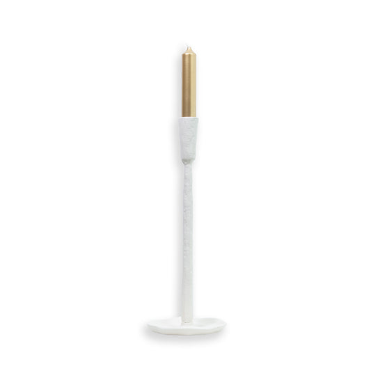 Kandelaar gebroken wit