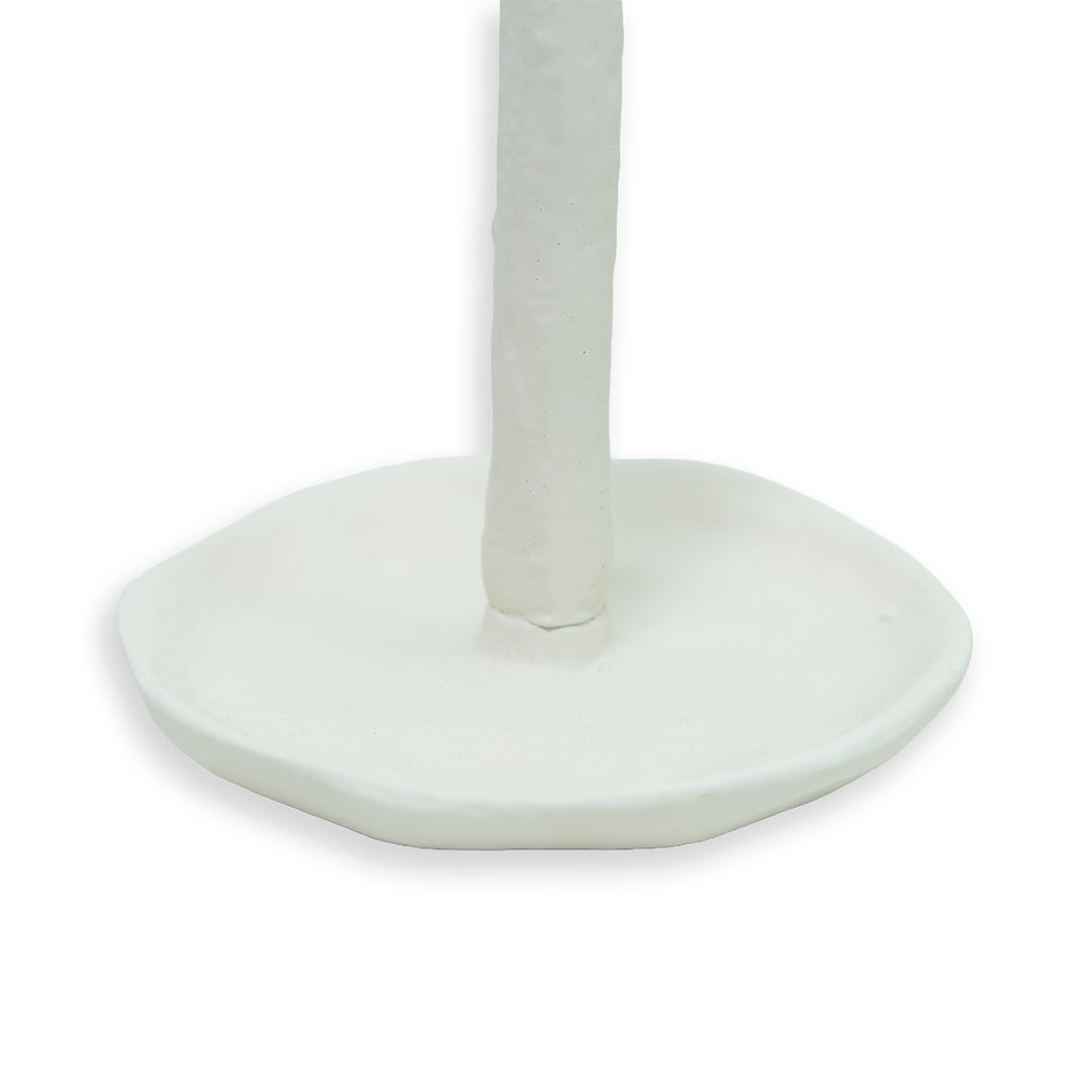 Kandelaar gebroken wit