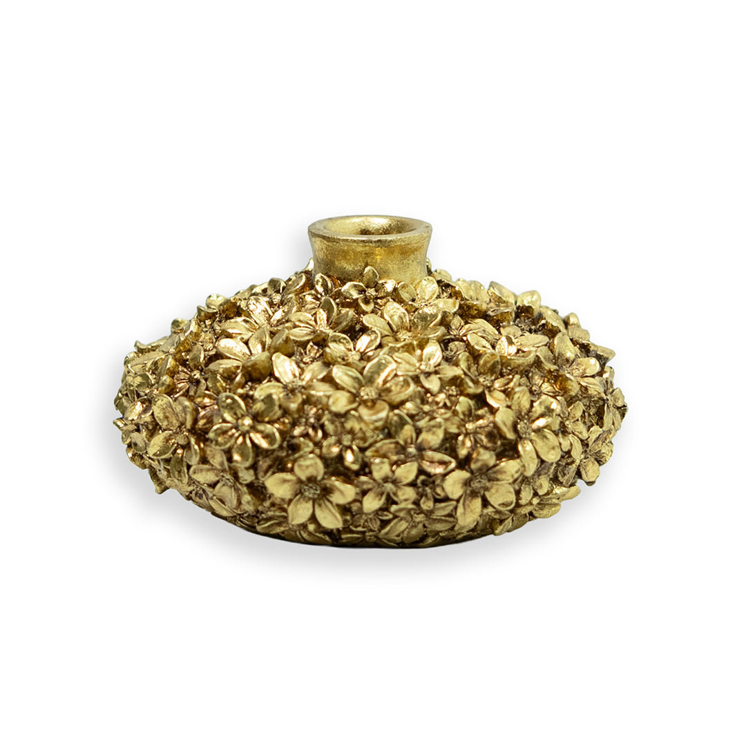 Vaas Bloemwerk S goud