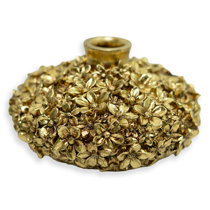Vaas Bloemwerk S goud