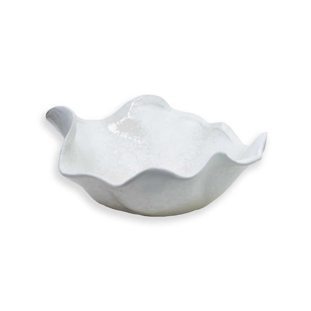 Schaal Golvend S gebroken wit