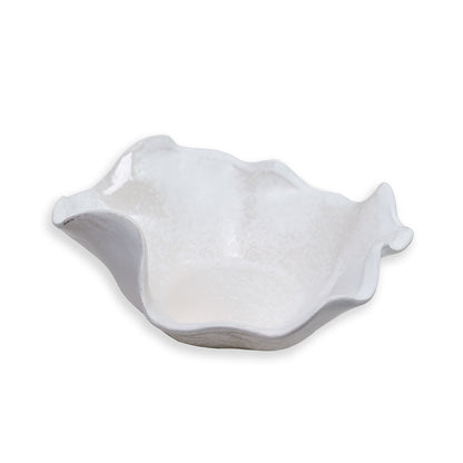 Schaal Golvend S gebroken wit