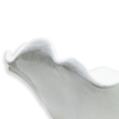 Schaal Golvend M gebroken wit