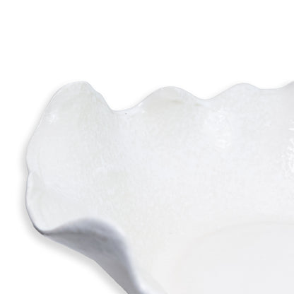 Schaal Golvend M gebroken wit